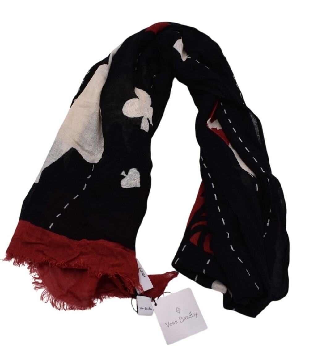 FLAWED NWT Disney Vera Bradley Alice in Wonderland Lightweight Scarf